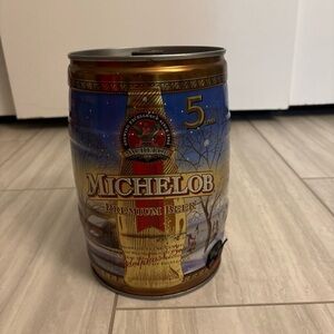 1998 Michelob premium beer. Christmas themed mini keg